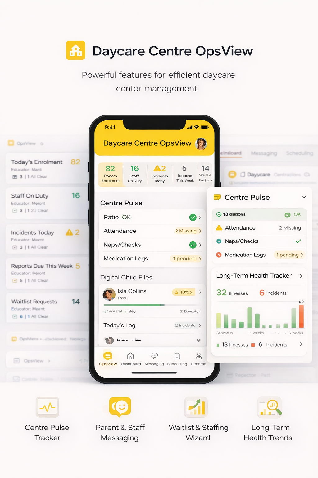 Daycare Centre OpsView preview