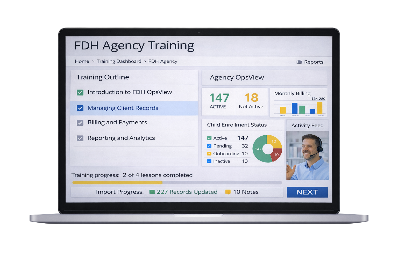 OpsView financial preview